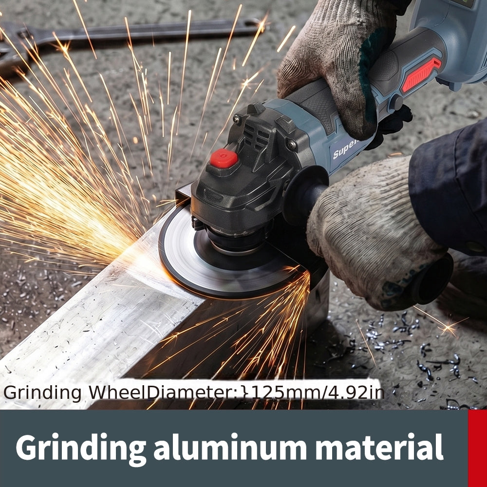Professional Brushless Lithium Battery Angle Grinder 125mm Wheel