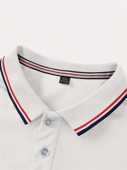 Golf Print Polo վերնաշապիկ, տղամարդու վերնաշապիկ, ամառային պատահական կարճաթև վերնաշապիկ