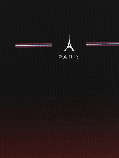 Men's Paris Eiffel Tower 3D Print T-Shirt - Casual Short Sleeve, Summer Outdoor Tee with Gradient Design