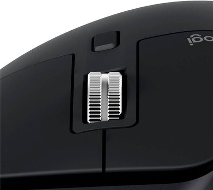 Logitech MX Master 3S - Wireless Performance Mouse with Ultra-Fast Scrolling, Ergo, 8K DPI, Track on Glass, Quiet Clicks, USB-C, Bluetooth, Windows, Linux, Chrome - Graphite
