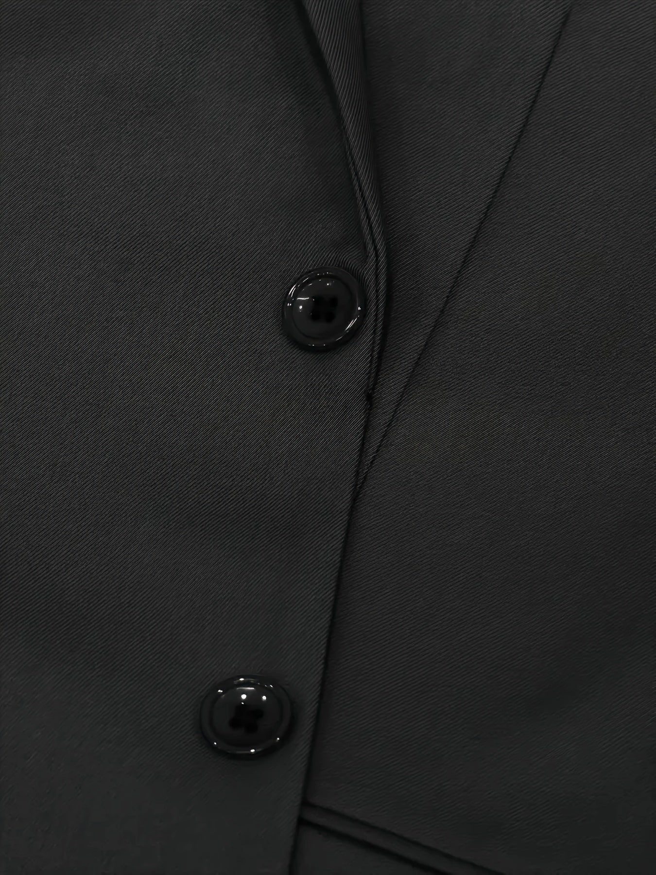 Men'S Solid Color Polyester Work Suit - Classic Lapel Collar, Non-Stretch Fabric, Long Suit Sleeves, Four-Season Versatility, Button-Front Jacket with Pants - Regular Fit Woven Suit Set (80% Polyester, 20% Viscose)