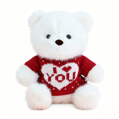 23 սմ/9.06 դյույմ փափուկ փափուկ արջուկ՝ հարմար նվերի համար - փափուկ խաղալիք, հարմարավետ քնելու ուղեկից երեխաների համար, ծննդյան և Սուրբ Ծննդյան նվեր (զույգերի կամ զույգերի համար):