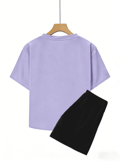 Baby Toddler Boys' Two-Piece Soft Knit Shorts Set - Summer Style