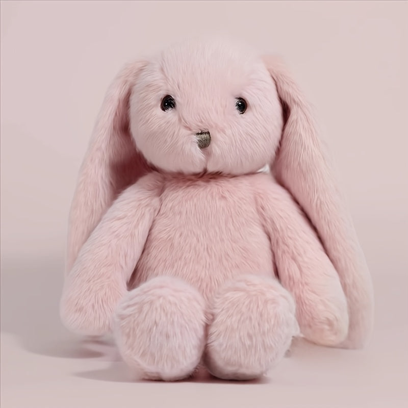 44 սմ/17.3 դյույմ խելոք երկարականջ վարդագույն կոնֆետ-ճագար, ականջներով փափուկ խաղալիք, փափուկ փափուկ մուլտֆիլմային նապաստակի տիկնիկ, Զատկական նապաստակի տիկնիկ, Զատկի նվեր, Սուրբ Վալենտինի օրվա նվեր, Սուրբ Ծննդյան նվեր