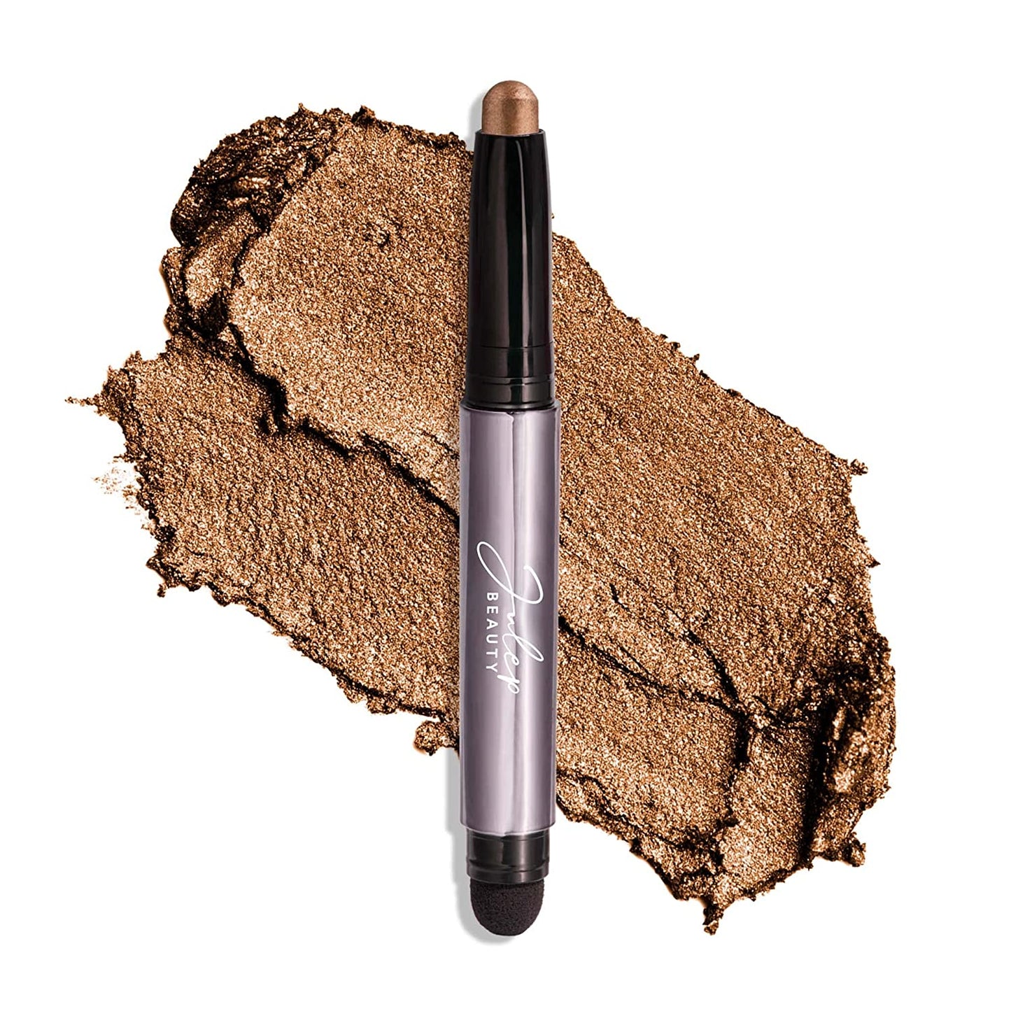 Julep Eyeshadow 101 Crème-To-Powder Waterproof Shadow Stick – Champagne Shimmer – Long-Lasting, Crease-Proof, Medium Golden-Beige Shimmer Cream Eyeshadow with Built-In Smudger