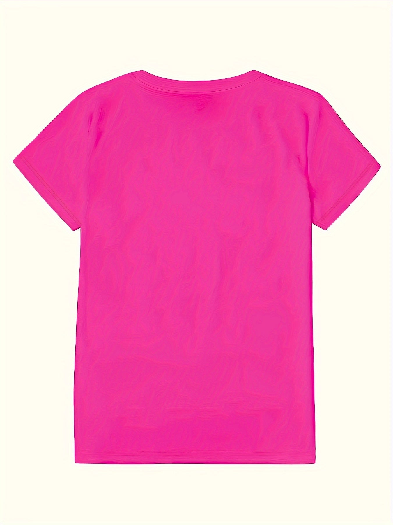 Leopard Lip Print Crew Neck T-shirt, հարմարավետ կարճաթև վերնաշապիկ ամառային և գարնան համար, կանացի հագուստ