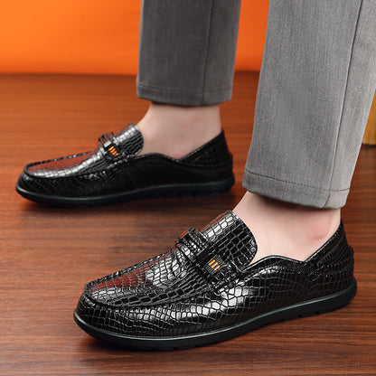 Men's All-Season Casual Slip-On Loafers with Rubber Sole