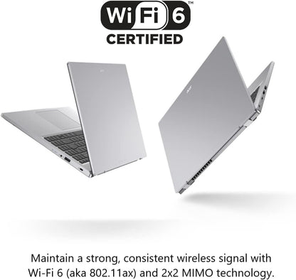 Acer Aspire 3 A315-24P-R7VH Slim Laptop | 15.6" Full HD IPS Display | AMD Ryzen 3 7320U Quad-Core Processor | AMD Radeon Graphics | 8GB LPDDR5 | 128GB Nvme SSD | Wi-Fi 6 | Windows 11 Home in S Mode