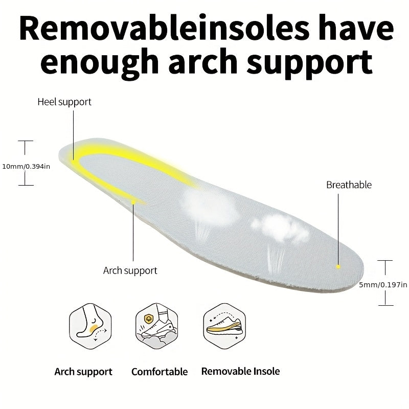 Men'S Casual Shoes, Thick-Soled Sports Shoes, Solid Color Lace-Up Low-Top Sneakers, Stylish And Minimalist Men'S Athletic Shoes, Running Shoes, Spring And Autumn Tennis Shoes - ayq