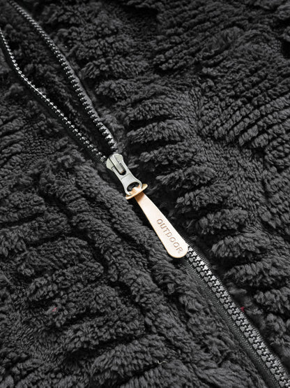 [Elson OBM] Solid Color Fashion Hooded Jacket, Long Sleeve Zip-Up Outerwear, Windproof and Warm, Comfortable for Autumn and Winter, Ideal as a Gift