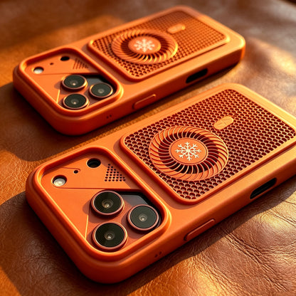 Matte Cooling Mesh Phone Case for iPhone 11-18 Pro Max Magsafe