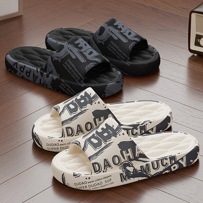 Men's Casual Graffiti Slippers Soft EVA All-Season Wear