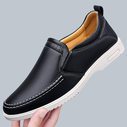 Men's All-Season Casual Flat Shoes - Slip-On Oxford & Derby Style