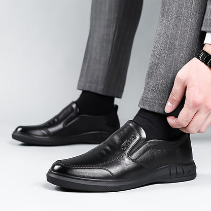 Men's Casual Business Slip-On Shoes, Lightweight & Comfortable