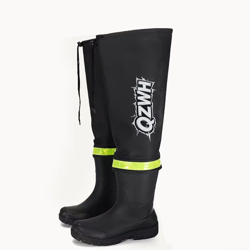 Men's High-Top EVA Rain Boots Slip-Resistant Casual Outdoor Shoes