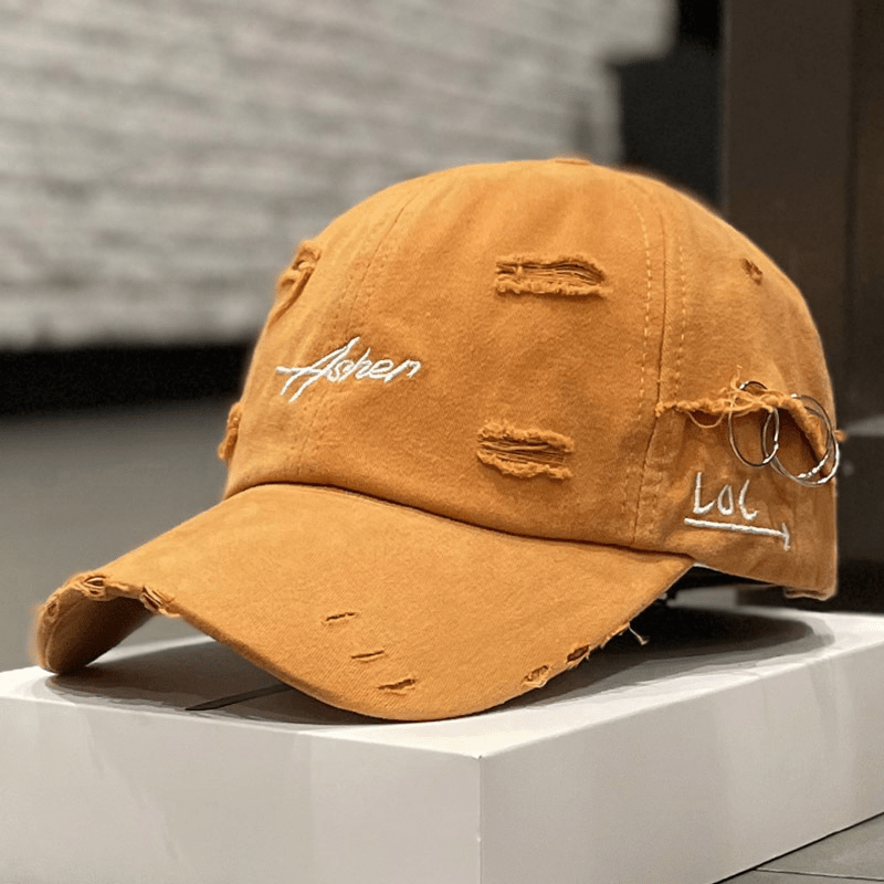 Vintage Distressed Soft Top Baseball Cap for Women - Lightweight Sprin