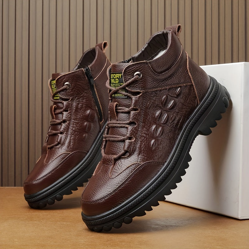 Բարձրակարգ փափուկ, տաք, ձմեռային կոշիկներ՝ բնական կաշվից