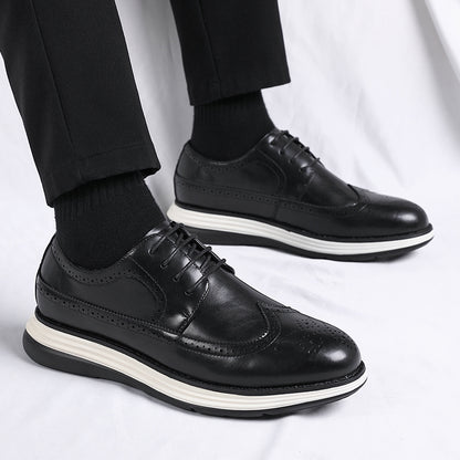 Brooke Lightweight Layered Platform Oxford Lace-Up Shoes
