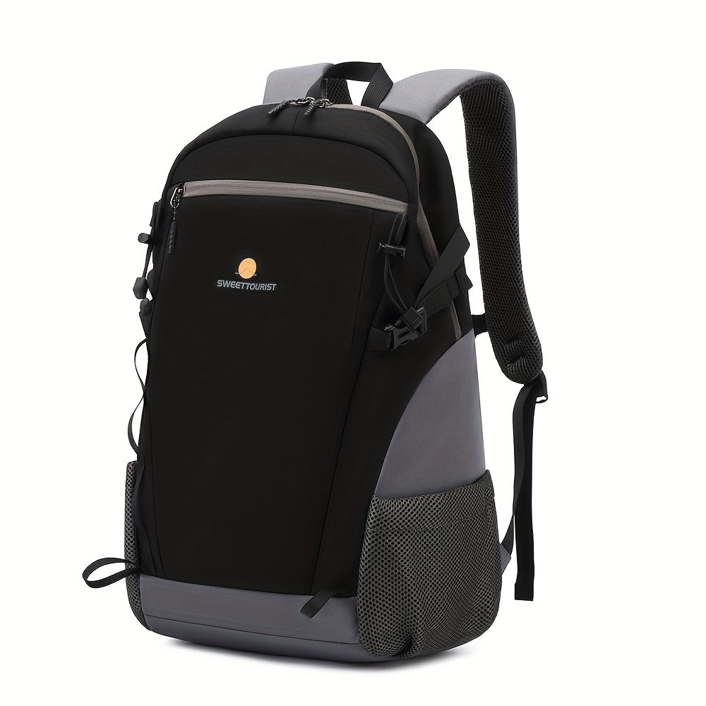 SWEET TOURIST Men'S Lightweight Hiking Backpack - Durable Oxford Fabric, Large Capacity, Adjustable Straps, Multiple Compartments for Outdoor Travel, Sports  Casual Use, Hiking Gear, Sturdy Construction