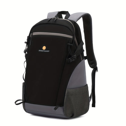 SWEET TOURIST Men'S Lightweight Hiking Backpack - Durable Oxford Fabric, Large Capacity, Adjustable Straps, Multiple Compartments for Outdoor Travel, Sports  Casual Use, Hiking Gear, Sturdy Construction