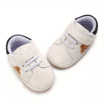 Casual Cute Cartoon Bear Sneakers For Baby Boys, Lightweight Non-slip Walking Shoes For Spring Summer Autumn