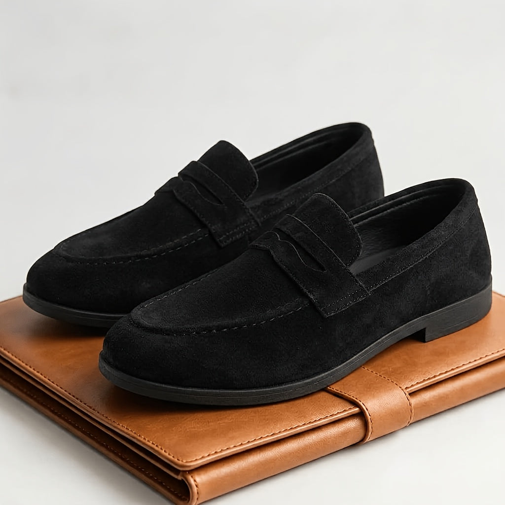 Men's Slip-On Fabric Loafers for All-Season Comfort