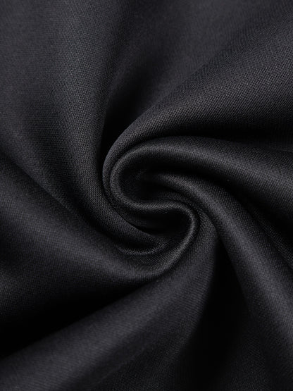 2 հատ տղաների համար նախատեսված բրդյա աստառով գլխարկով սվիտեր + առօրյա տաբատների հավաքածու, միագույն երկարաթև, կայծակաճարմանդով վերնաշապիկ՝ միջին ձգվողության տաք գործվածքից, աշուն/ձմեռ սեզոնի համար, իդեալական է