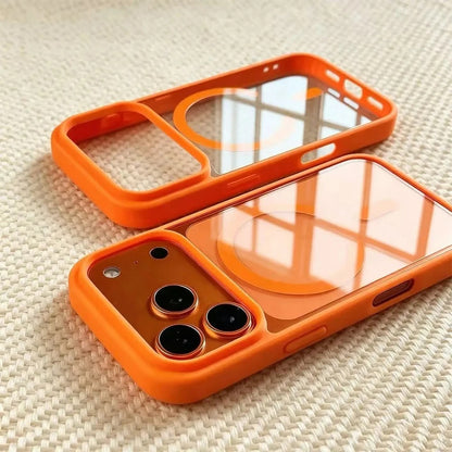 Magnetic Transparent Phone Case for iPhone 18 Pro Max with Wireless Ch