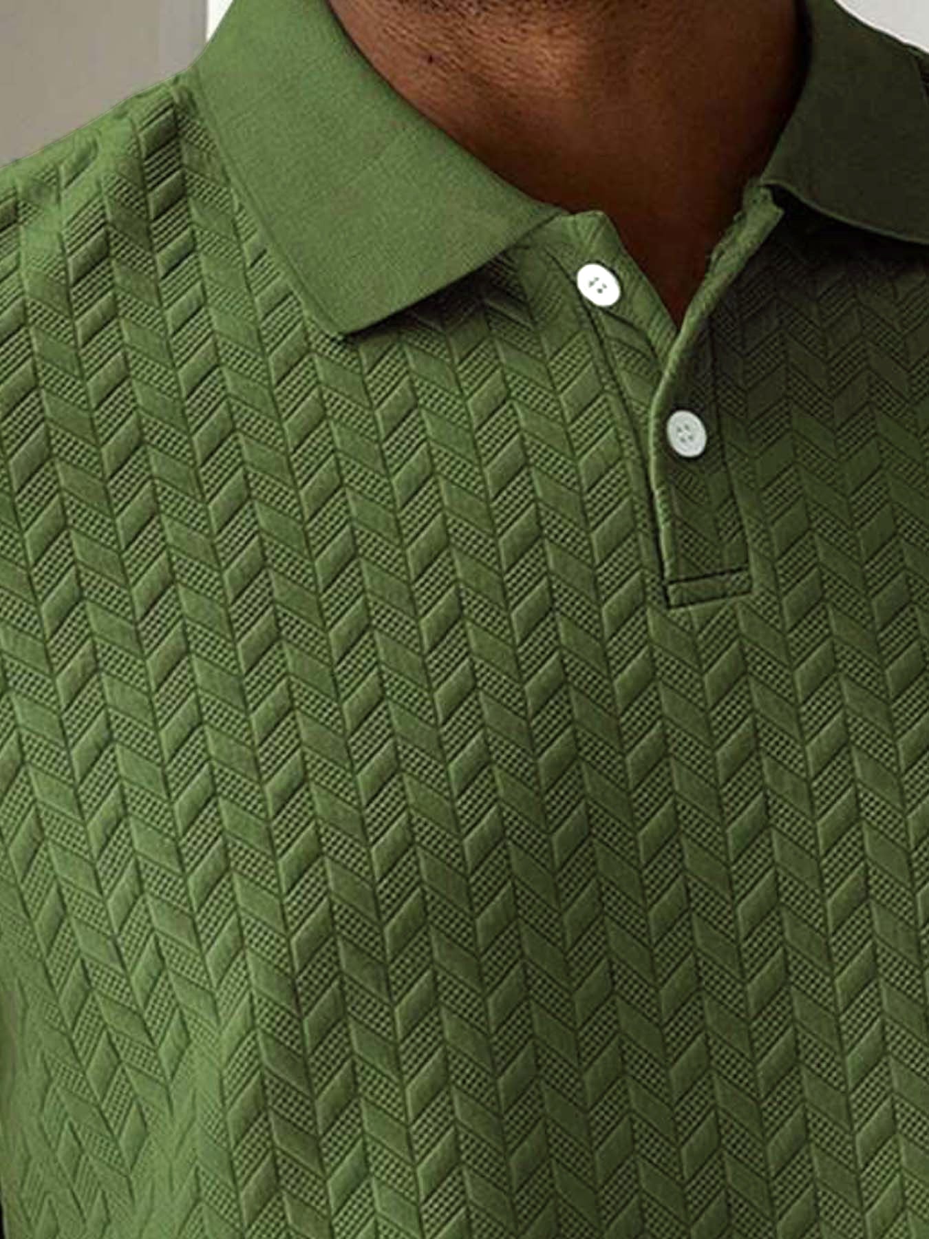 Men'S Casual Short Sleeve Knit Polo Shirt, Polyester Blend with Slight Stretch, Summer Fashion Pullover with Button Details and Print Horse Emblem