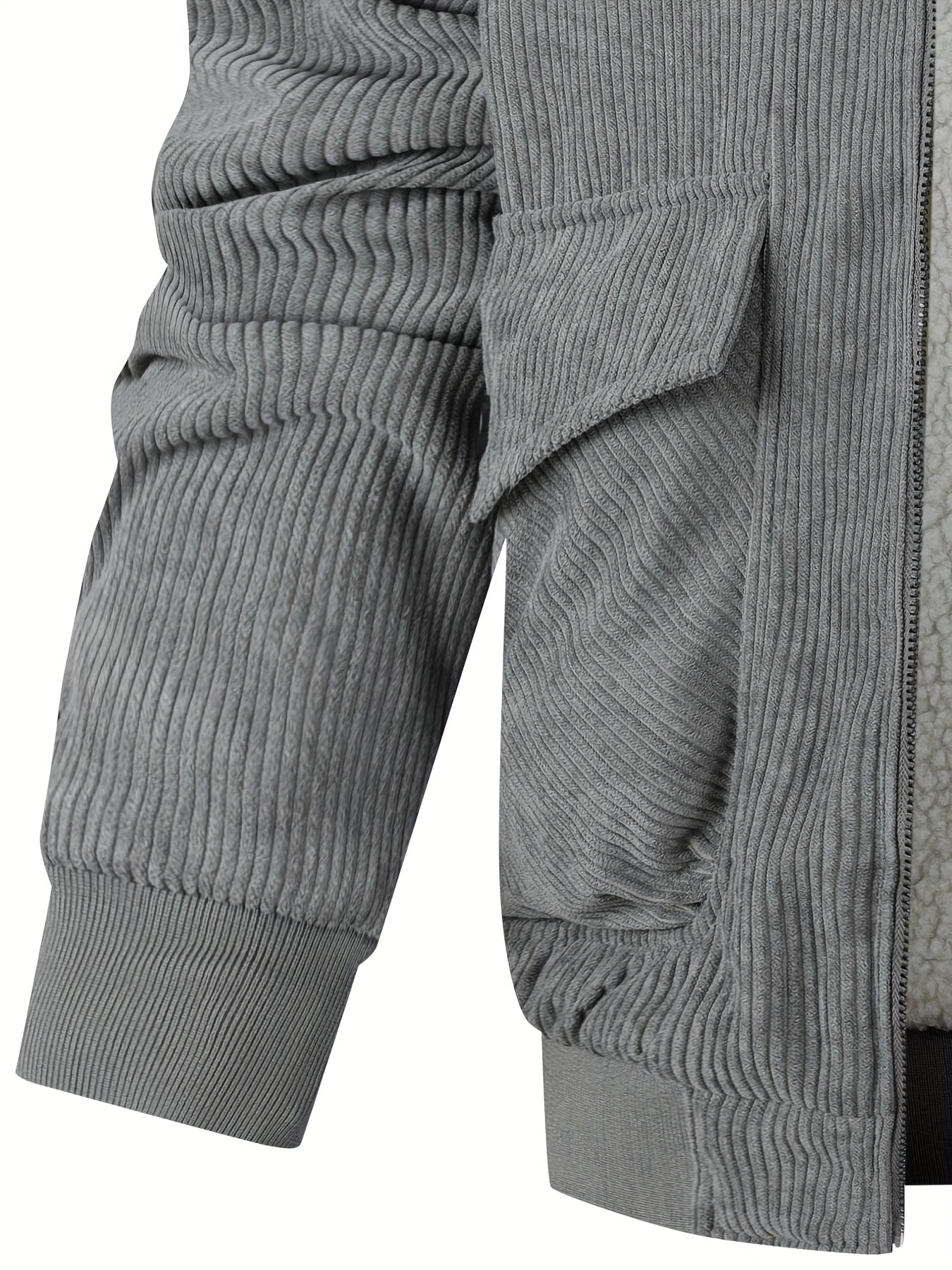 Տղամարդու ամուր ջերմային բաճկոն - քամուց պաշտպանող և բարձրորակ ձմեռային վերարկու՝ կայծակաճարմանդով, բազմագրպան դիզայնով, չձգվող գործվածքով - ցուրտ եղանակի վերնազգեստ ամենօրյա օգտագործման համար, հաստ, քամուց պաշտպանող բաճկոն, առօրյա վերնազգեստ, դիմացկուն