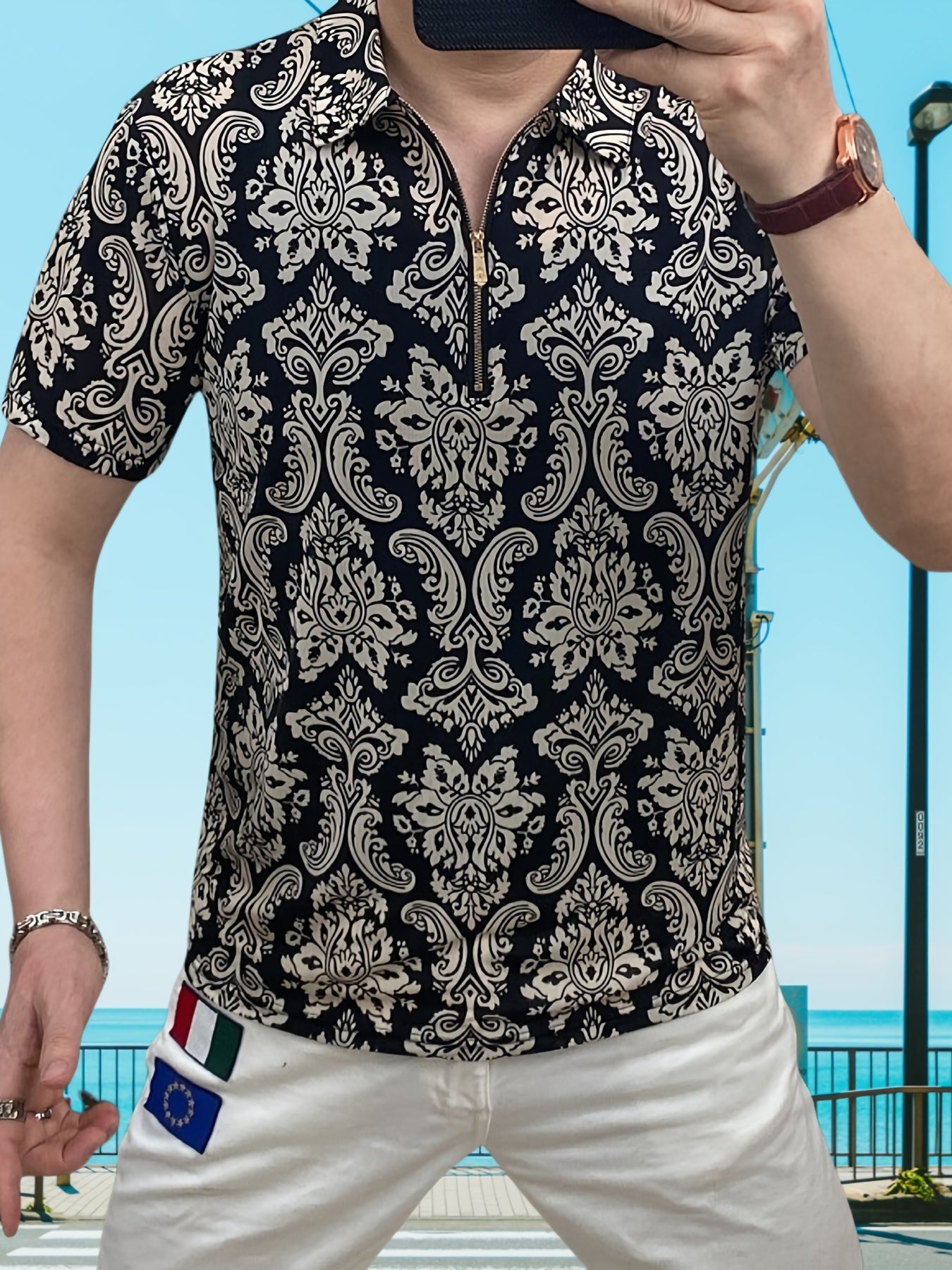 Men's Short Sleeve Shirt, Short Sleeve T-Shirt, Men's Summer Top, Men's Clothing - ayq