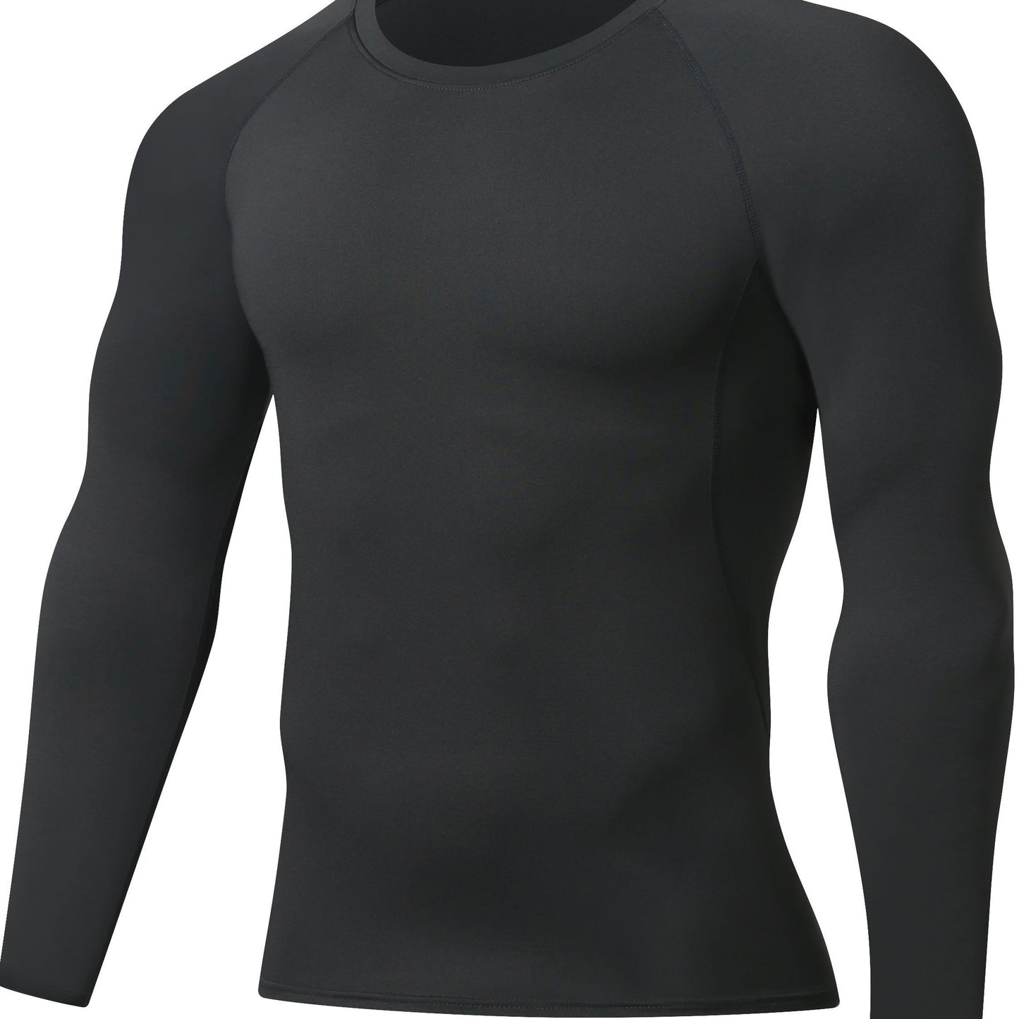 [Formfitting Shirt] Elite Athletic երկարաթև կոմպրեսիոն վերնաշապիկ - բարձր ձգվող, շնչող պոլիեսթեր և սպանդեքս խառնուրդ, պարանոցի պարանոց, անտեսանելի - իդեալական մկանային խմբերի պաշտպանության համար, մեքենայով լվացվող - կապույտ, մարզասրահի հագուստ