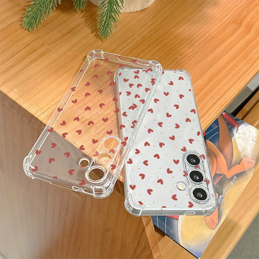 Spotted Love This high-quality TPU transparent protective case for Xiaomi 10T 11T 12LITE 14TPRO and POCO X3 X4 X5 POCO M3 M4 all-inclusive soft protective cover for Redmi 8 9 10 12C 14C NOTE8 9 10 11 12 13 Simple anti-fall Fo