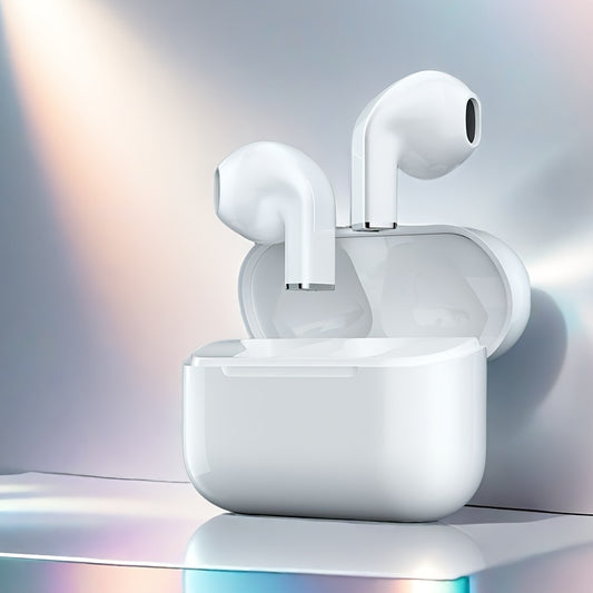 New Style True Wireless 13,46 սմ ականջակալ զույգ մինի ականջակալ երաժշտություն TWS վիդեո Ականջակալներ HIFI Dolby bass Stereo HD զանգի ականջակալներ Android-ի համար iPhone-ի համար Բջջային հեռախոսով խաղերի ականջակալներ խելացի ականջակալներ