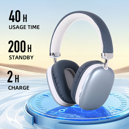 Upgraded Wireless Headphones, Good Sound Quality Wireless Headphones, Lightweight Foldable Earbuds with Built-in Microphone, Compatible with 3.5mm / 0.14in Audio Cable, Suitable for Travel/Work/Laptop/PC/Mobile Phone Stereo,