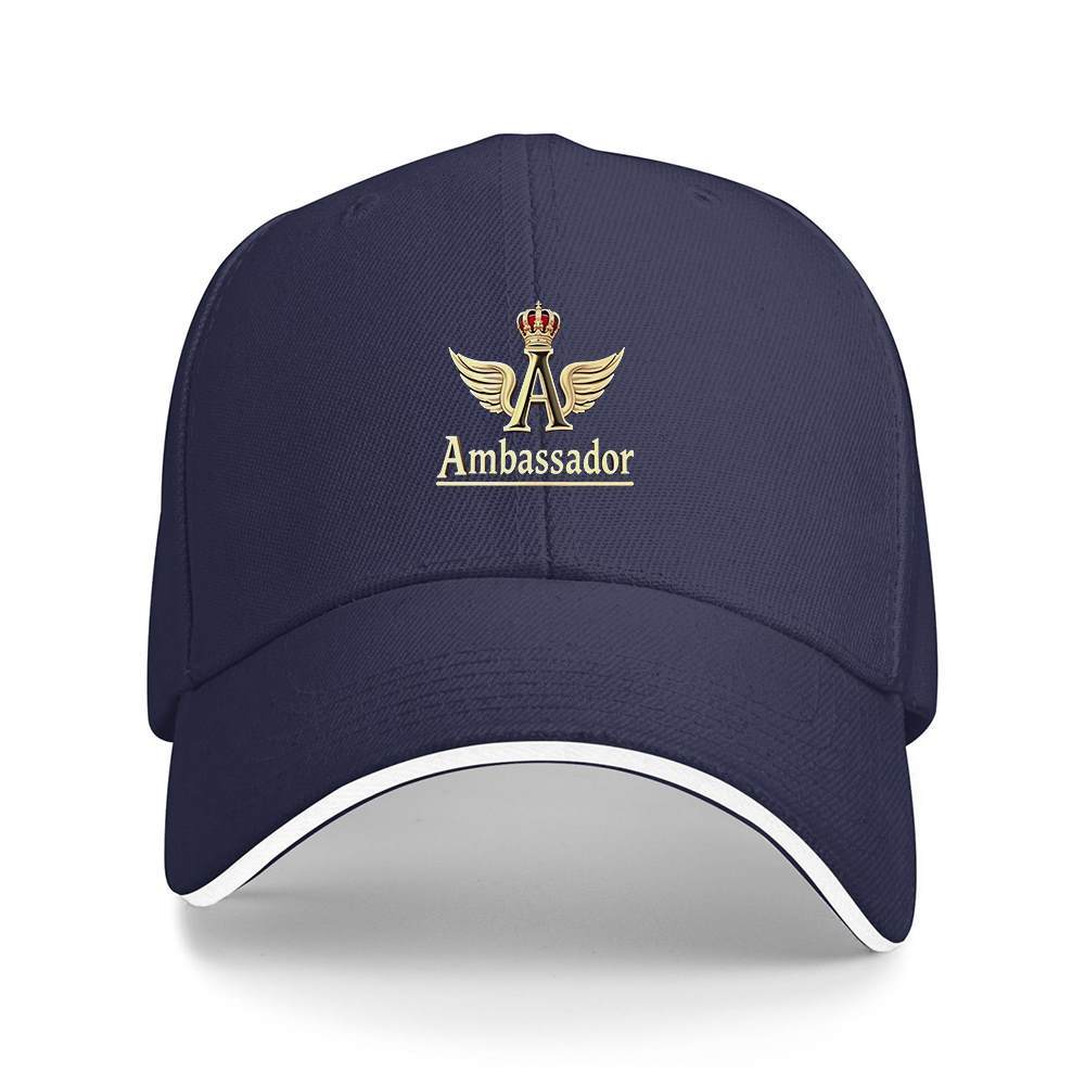 Unisex Lightweight Adjustable Trucker Hat with Golden Winged Emblem
