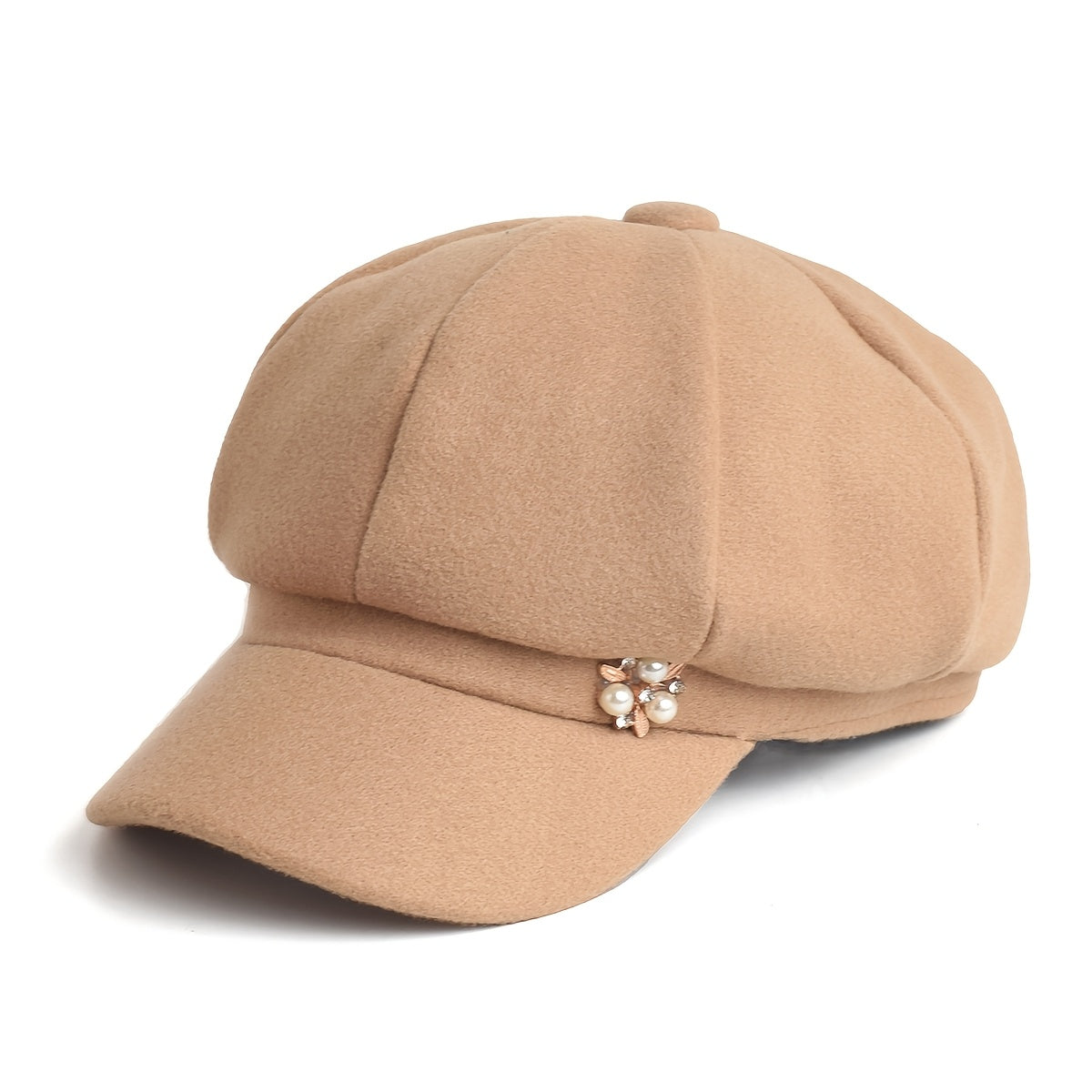 Women's Classic Warm Newsboy Beret Hat Lightweight Polyester