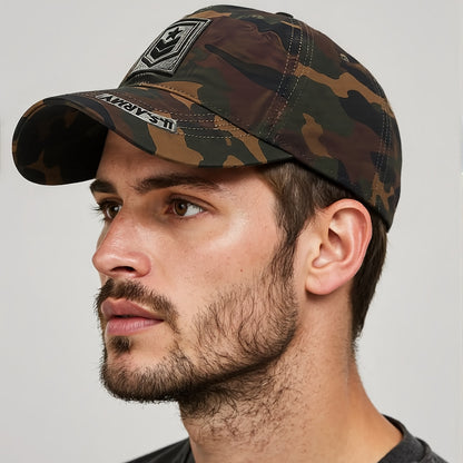 Men's Lightweight Polyester Camouflage Baseball Cap for Summer