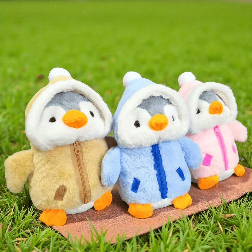 1pc Penguin Plush Doll | Perfect as Holiday Gifts for Kids, Christmas Presents, Surprise Gifts, Thanksgiving Gifts, Couple Gifts, Valentine'S Day Gifts, Family Gifts, or Creative & Fun Friendship Tokens, Mixed Color, Polyeste