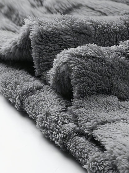 1pc Men Long Sleeve Jacquard Hooded Sweatshirt, Casual Casual Attire