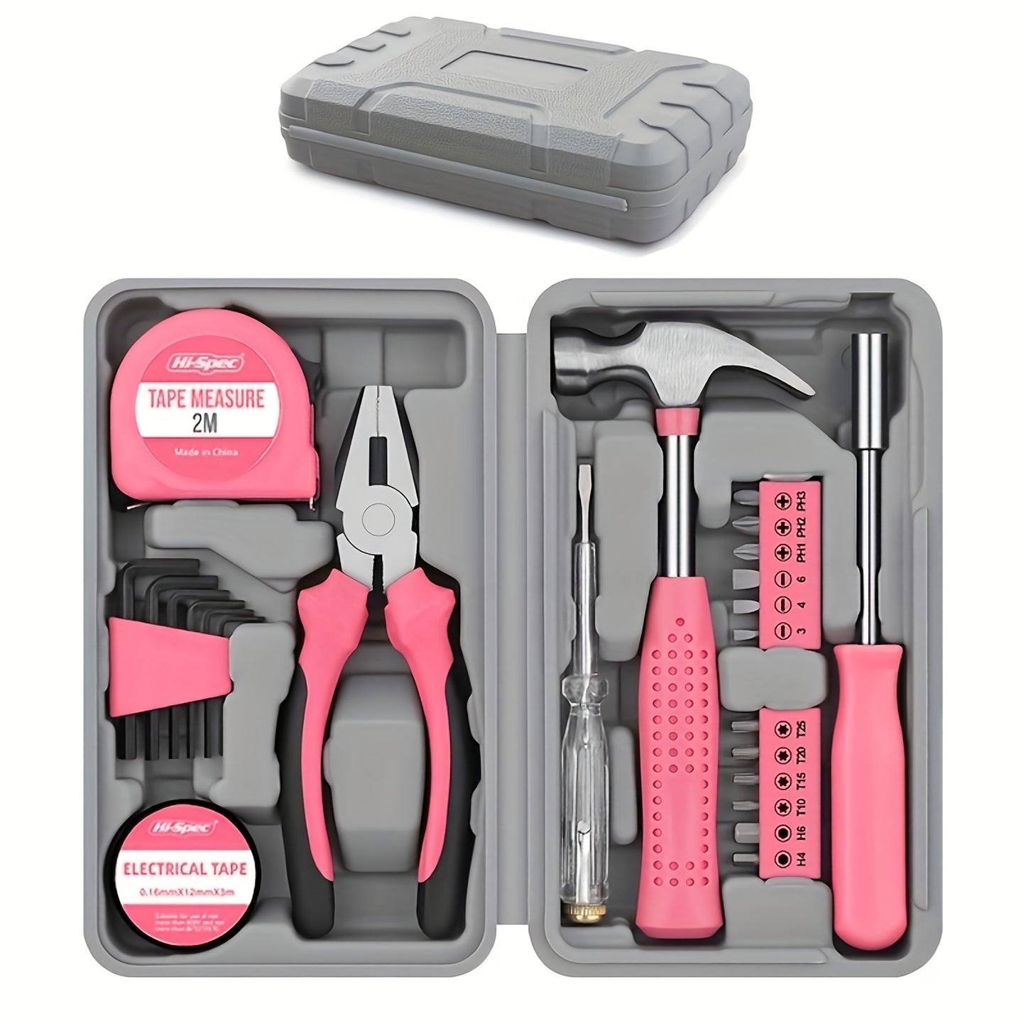 40/24pcs Household Tool Set, Multifunctional Complete Set of Combined Hardware Tools, Daily Tool Box, Home Maintenance, Steel Material, with Screwdriver, Pliers, Wrench, and More, for Home and Car Use, Home Maintenance Tools