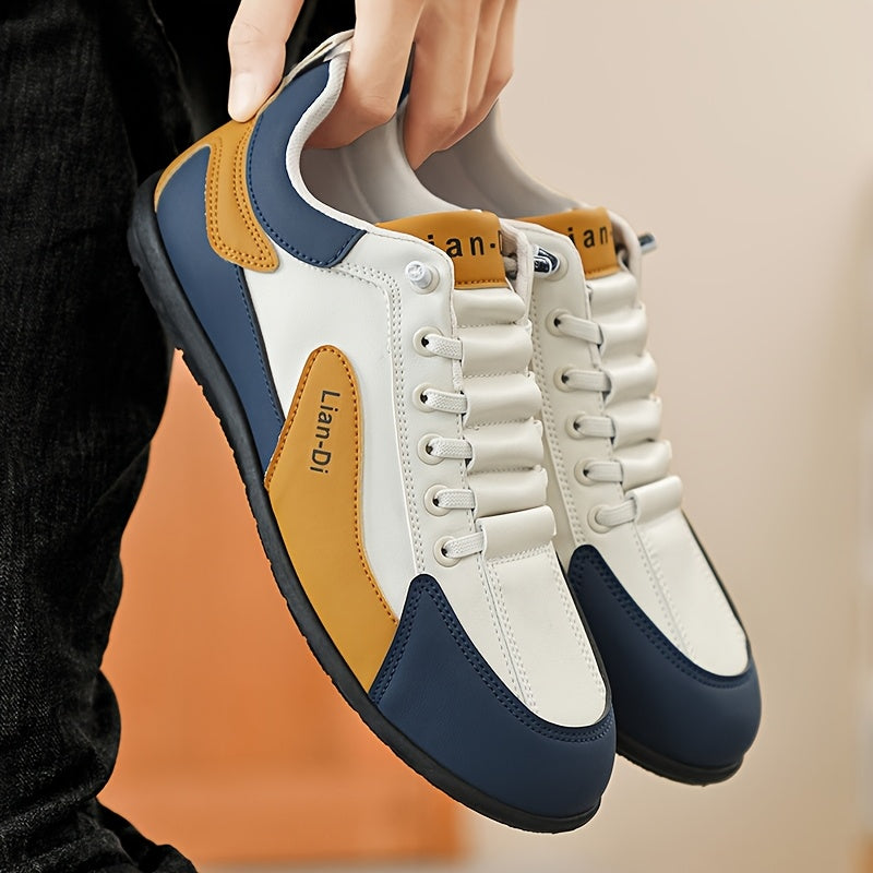 Men's Breathable PU Slip-On Loafers for Summer Casual Wear