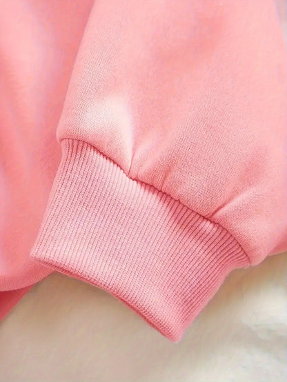 Women'S Christmas Letter Print Crew Neck Pullover Sweatshirt - Elegant Casual Long Sleeve Fleece-Lined Top with Festive Santa Hat & Star Design, All-Season Comfort for Holiday & Casual Attire, Christmas Sweatshirts, Seasonal