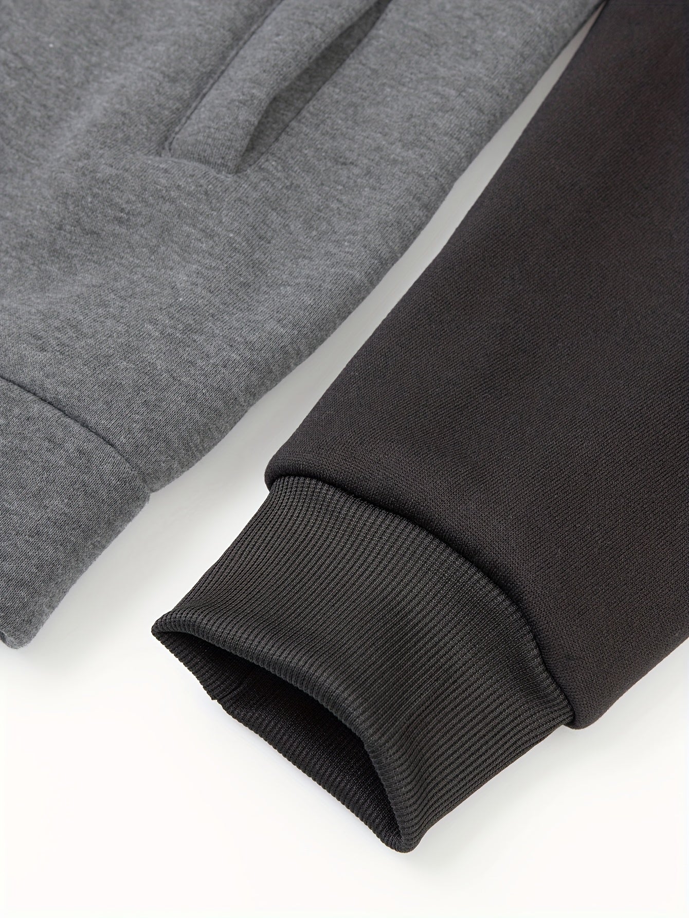 Տղամարդու գունավոր բլոկներով գլխարկով բաճկոն սպորտի և բացօթյա սպորտի համար, նորաձև հանգստի համար