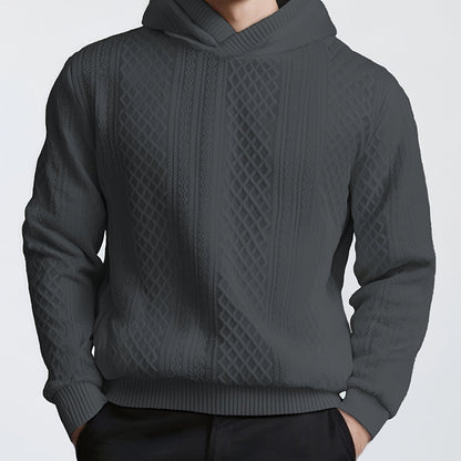 Տղամարդու ժակարդե երկարաթև սվիտեր աշնանային և ձմեռային սեզոնի համար, տղամարդկանց համար նախատեսված առօրյա երկարաթև վերնաշապիկ, պատրաստված բարձր խտության ժակարդե գործվածքից