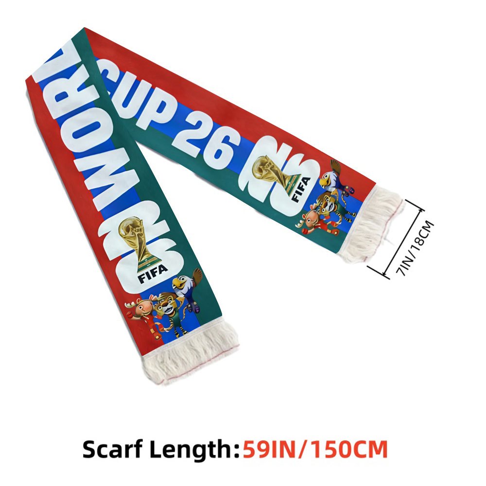 FIFA 2026 World Cup Soccer Scarf - Fan Essential