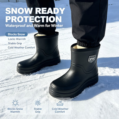 Men's Waterproof High-Top EVA Winter Snow Boots