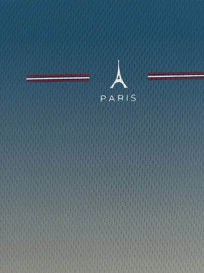 Men's Paris Eiffel Tower 3D Print T-Shirt - Casual Short Sleeve, Summer Outdoor Tee with Gradient Design