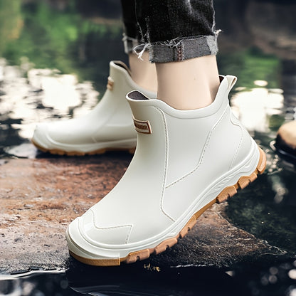 Unisex Lightweight Non-Slip PVC Outdoor Shoes for All Seasons