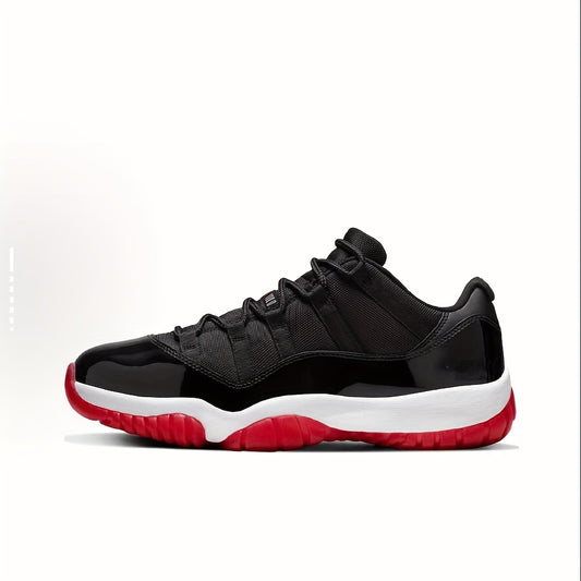 Nike Air Jordan 11 Low Bred Men's Retro Basketball Sneakers - ayq